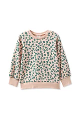Milky Leopard Fleece Sweat-tops-Bambini