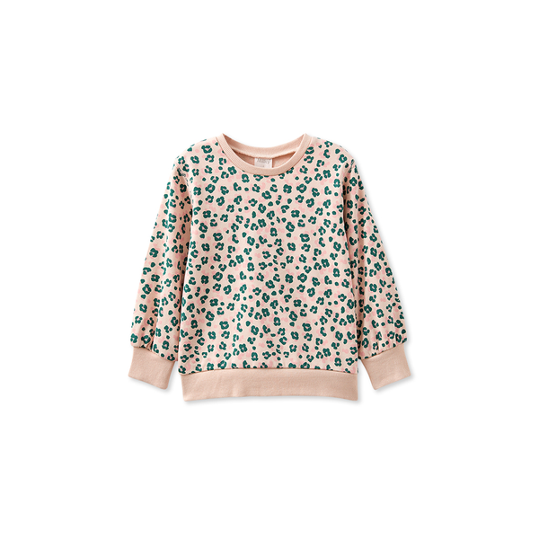 Milky Leopard Fleece Sweat