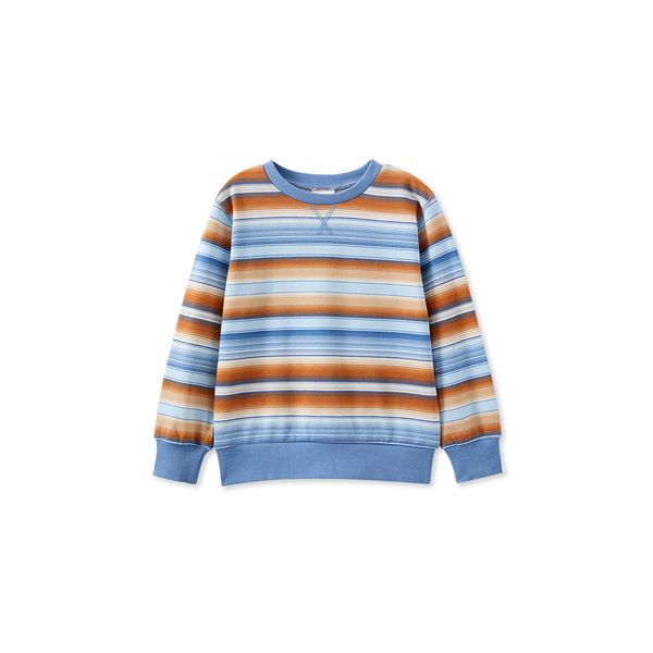 Milky Ombre Stripe Fleece Sweat