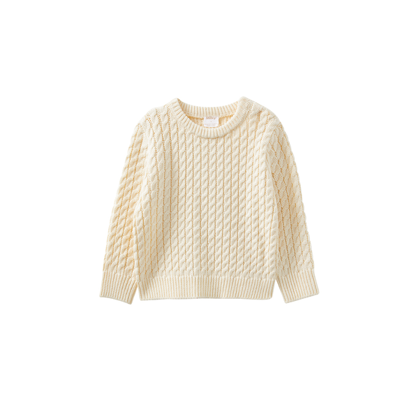 Milky Natural Cable Knit Jumper