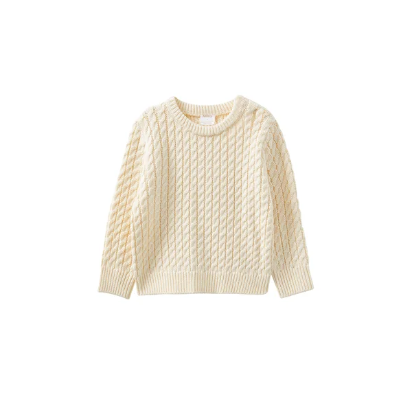 Milky Natural Cable Knit Jumper