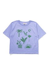 Munster Lilac Puff Palms Tee-tops-Bambini