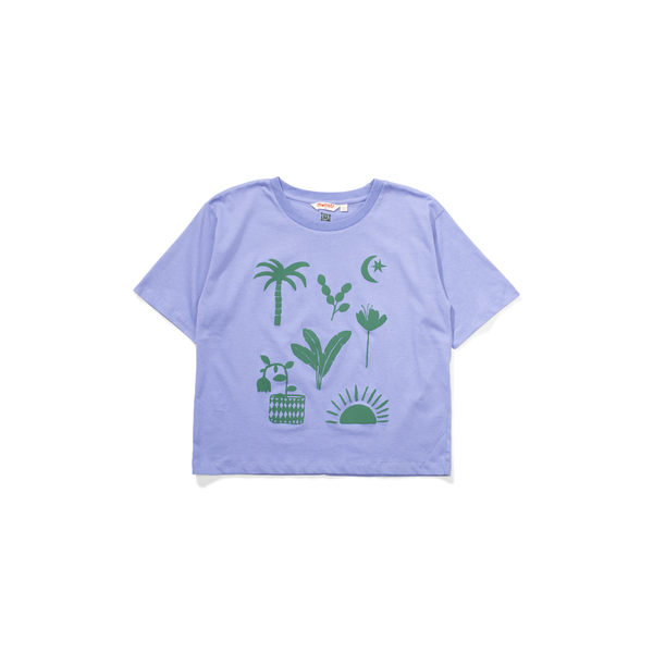 Munster Lilac Puff Palms Tee