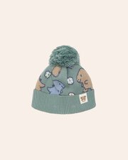 Huxbaby Dino Play Knit Beanie-hats-and-sunglasses-Bambini