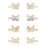 Mimi & Lula Mini Clip 8 Pack