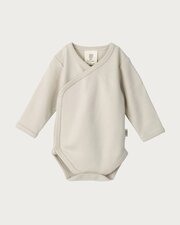 Babu Organic Cotton Kimono Bodysuit-bodysuits-and-rompers-Bambini