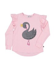Radicool Swan LS Frill Tee-tops-Bambini