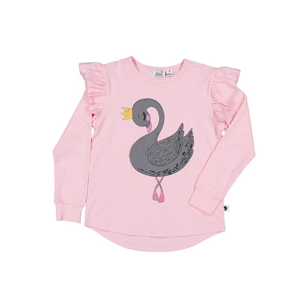 Radicool Swan LS Frill Tee