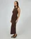 Silent Theory Evie Ruched Maxi Dress