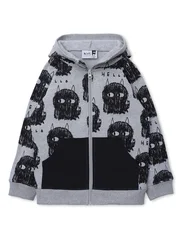Minti Hello Monsters Furry Zip Up-tops-Bambini