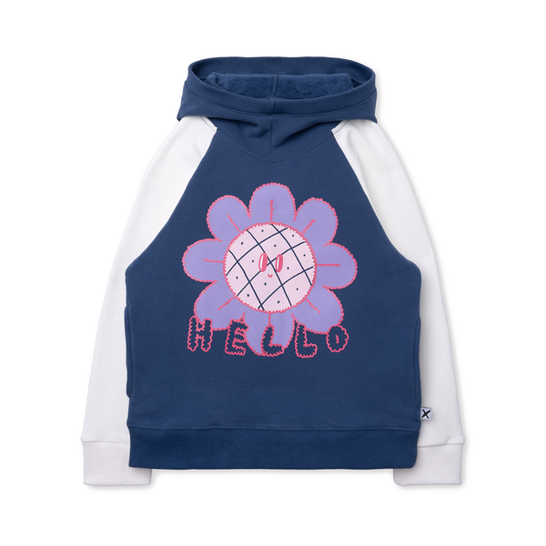 Minti Hello Bye Flower Furry Hood