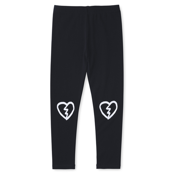 Minti Sketched Heart Tights