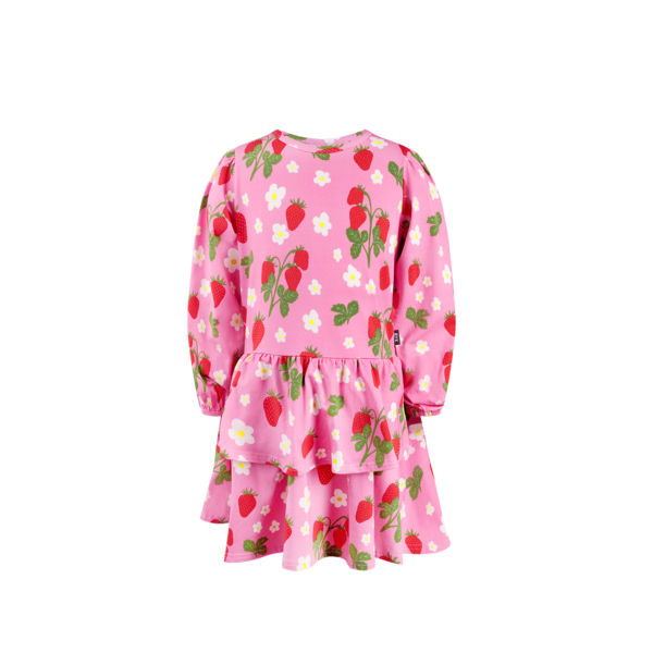 Rock Your Kid Strawberry LS Frill Dress