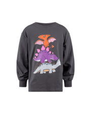 Rock Your Kid Dino Stack LS T-Shirt-tops-Bambini