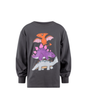 Rock Your Kid Dino Stack LS T-Shirt-tops-Bambini
