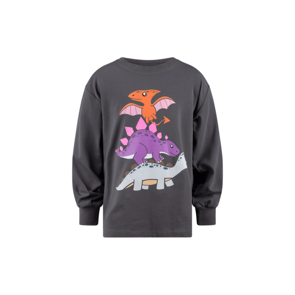 Rock Your Kid Dino Stack LS T-Shirt