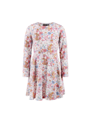 Rock Your Kid Ditsy Bunny LS Waisted Dress-dresses-and-skirts-Bambini