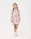Rock Your Kid Ditsy Bunny LS Waisted Dress