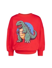 Rock Your Kid Godzilla Sweatshirt-tops-Bambini