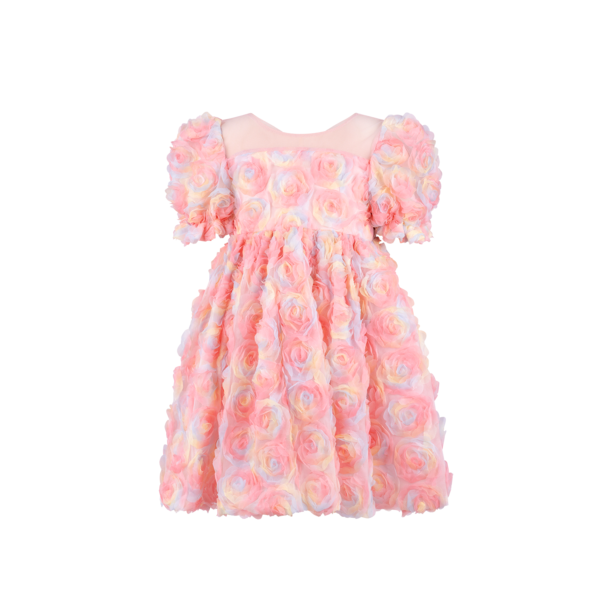 Rock Your Kid Roses Tulle Party Dress