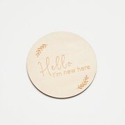 Over the Dandelions Announcement Plaque/Keepsake-baby-Bambini