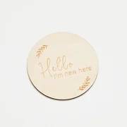 Over the Dandelions Announcement Plaque/Keepsake-baby-Bambini
