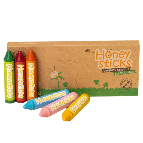 Honeysticks Beeswax Crayon Super Jumbos 12 pack