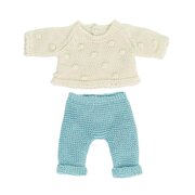 Miniland Knitted Doll Outfit 21cm-toys-Bambini