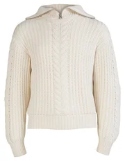 Eve Girl Dahlia 1/4 Zip Knit-jackets-and-cardigans-Bambini