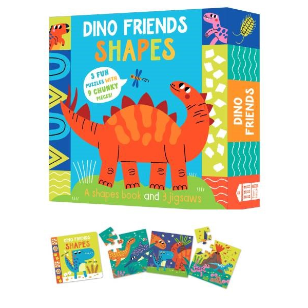Dino Friends Shapes Puzzle & Play