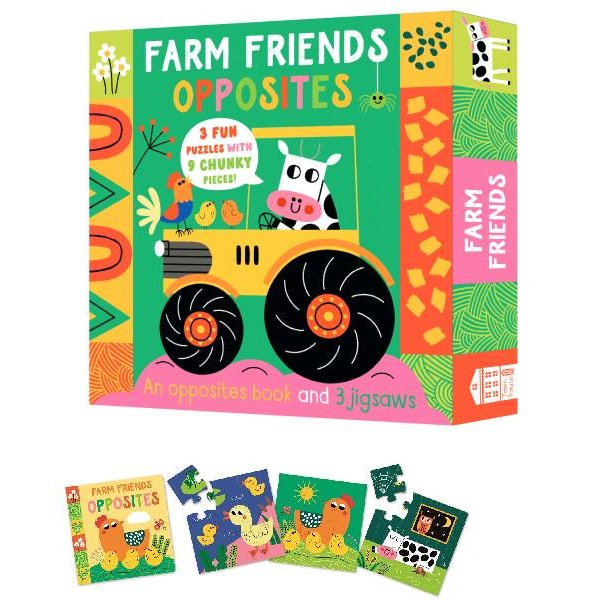 Farm Friends Opposites Puzzle & Play