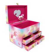Pink Poppy Dreamland Unicorn Musical Jewellery Box - Medium-toys-Bambini