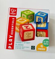 Hape 4pc Grip-n-Stack Smart Start Blocks-toys-Bambini