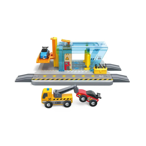Hape Vehicles Repair & Wash Station
