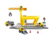 Hape Railway Crane Construction Set-toys-Bambini
