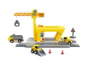 Hape Railway Crane Construction Set-toys-Bambini