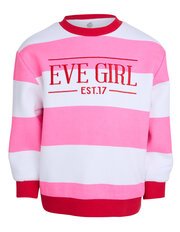 Eve Girl Contrast Stripe Crew-tops-Bambini