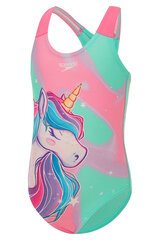 Speedo Toddler Girls Digi Print Unicorn One Piece-swimwear-Bambini