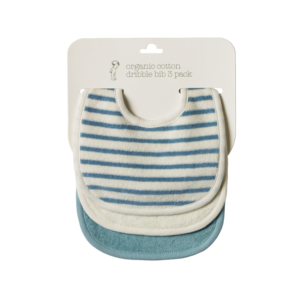 Nature Baby Dribble Bibs - 3 Pack