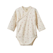Nature Baby LS Kimono Bodysuit Pointelle-bodysuits-and-rompers-Bambini