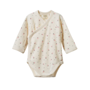 Nature Baby LS Kimono Bodysuit Pointelle-bodysuits-and-rompers-Bambini