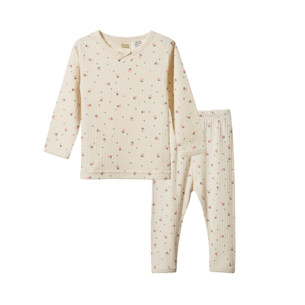 Nature Baby Long Sleeve Pointelle Pyjamas
