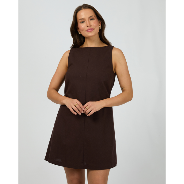 Silent Theory Tallow Tie Mini Dress