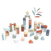 Speedy Monkey Building Blocks (50pcs) with Shape Sorter-toys-Bambini