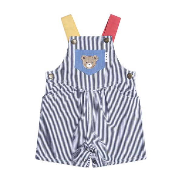 Huxbaby Classic Stripe Short Overall