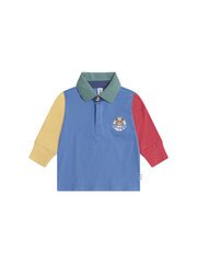 Huxbaby Colour Block LS Polo Tee-tops-Bambini