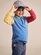 Huxbaby Colour Block LS Polo Tee