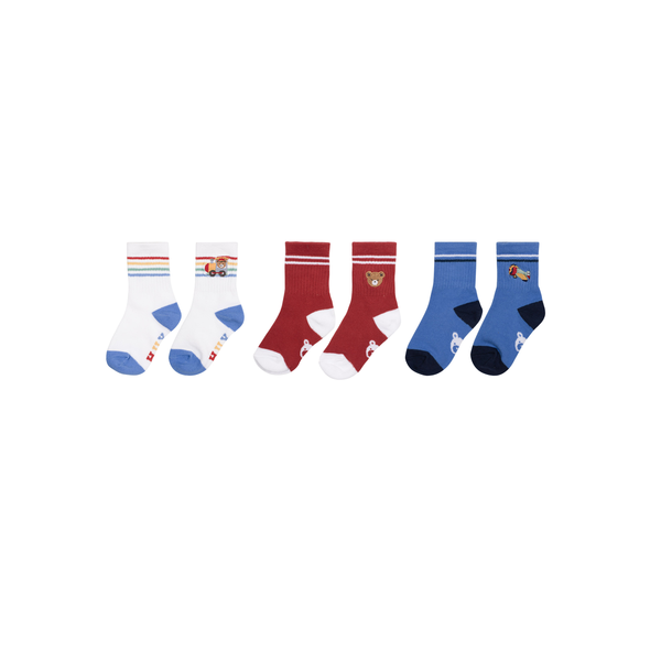 Huxbaby Sporty Sock 3 Pack Jetsetter