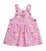 Huxbaby Pink Fruit Emoji Pinafore Dress