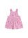 Huxbaby Pink Fruit Emoji Pinafore Dress